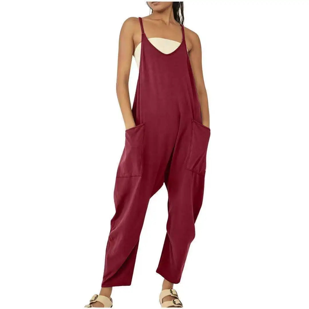 Free Spirit Relaxed Pocket Jumpsuit