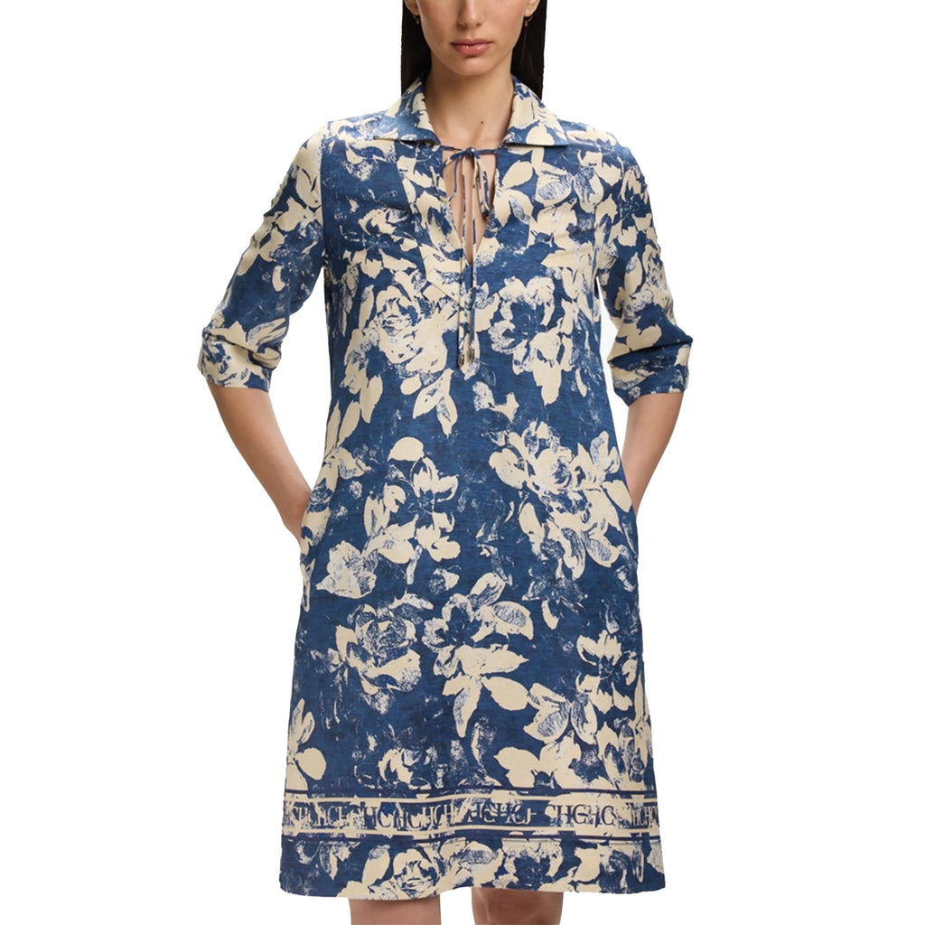 Pillow Talk Floral Tie-Neck Dress