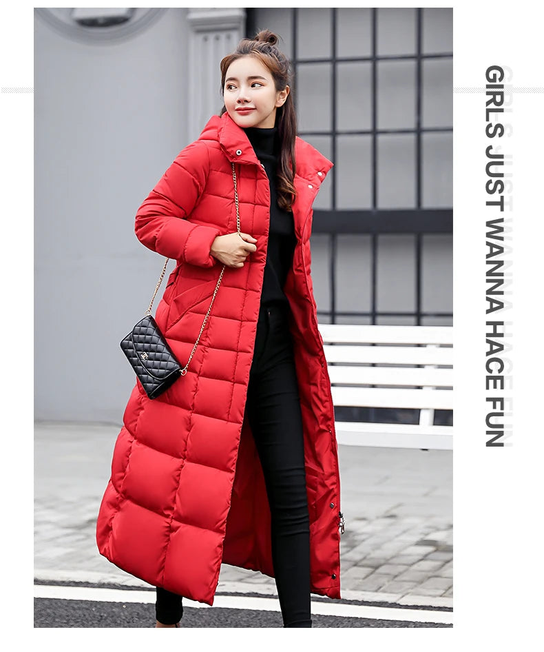 Glacier Long Quilted Coat