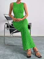 Heartbreaker Popcorn Column Dress