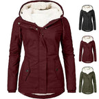 Teddy Plush-Lined Hooded Jacket