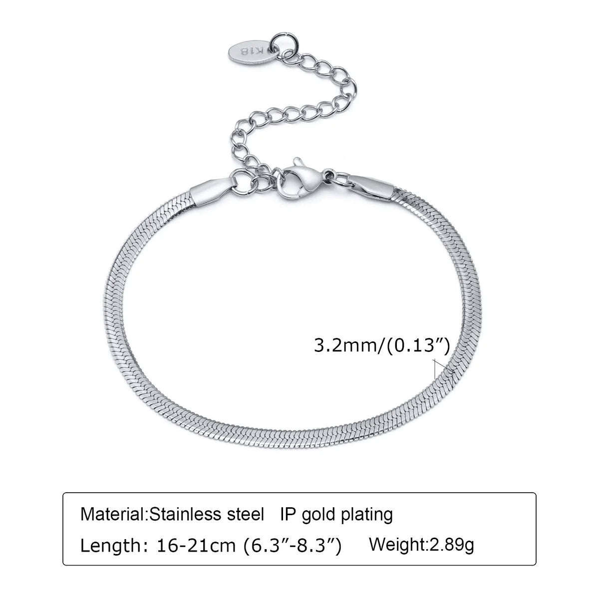 Liquid Silver-Tone Layering Bracelet