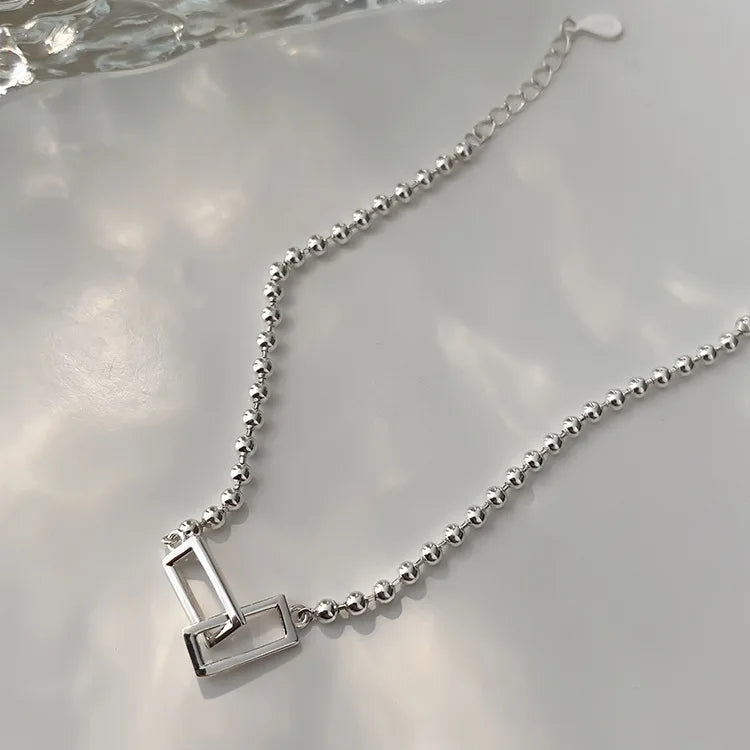 Interlace Geometric Bead Bracelet