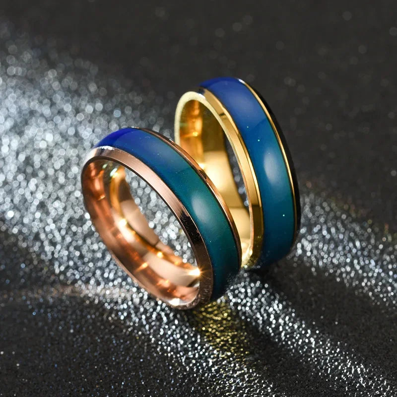 Anillo del humor que cambia de color Aura