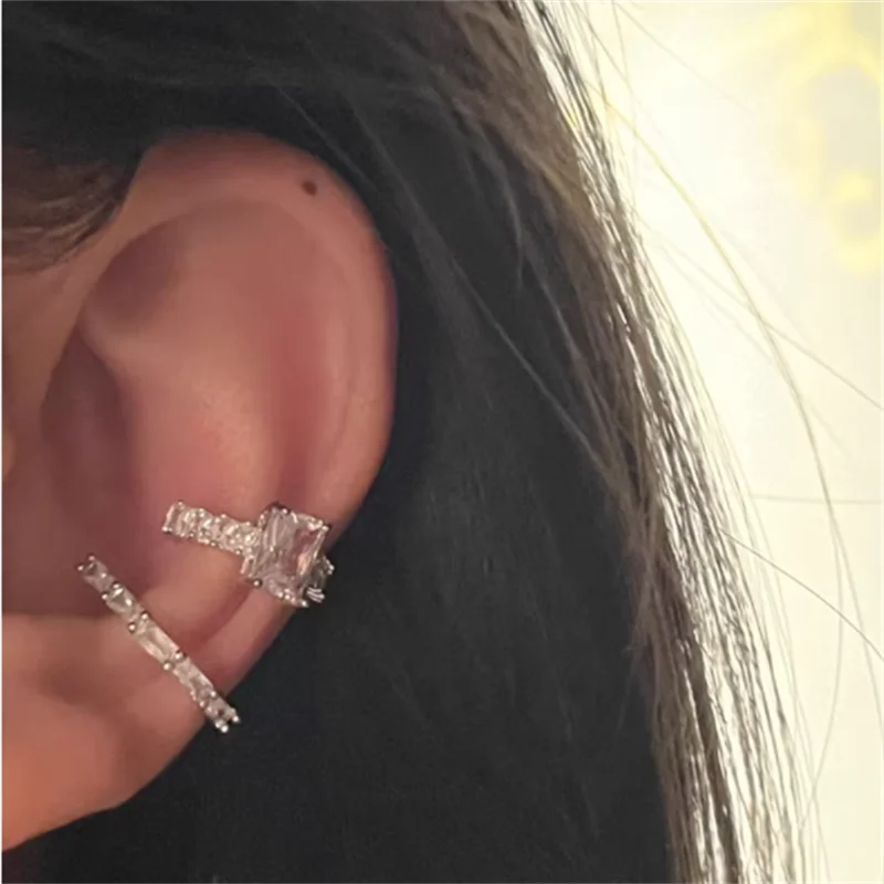 Starlight Baguette Crystal Ear Cuff