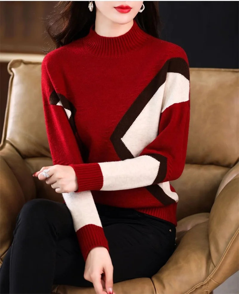 Modern Muse Colour-Block Sweater