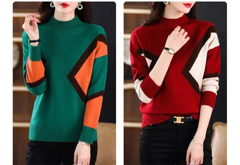 Modern Muse Colour-Block Sweater