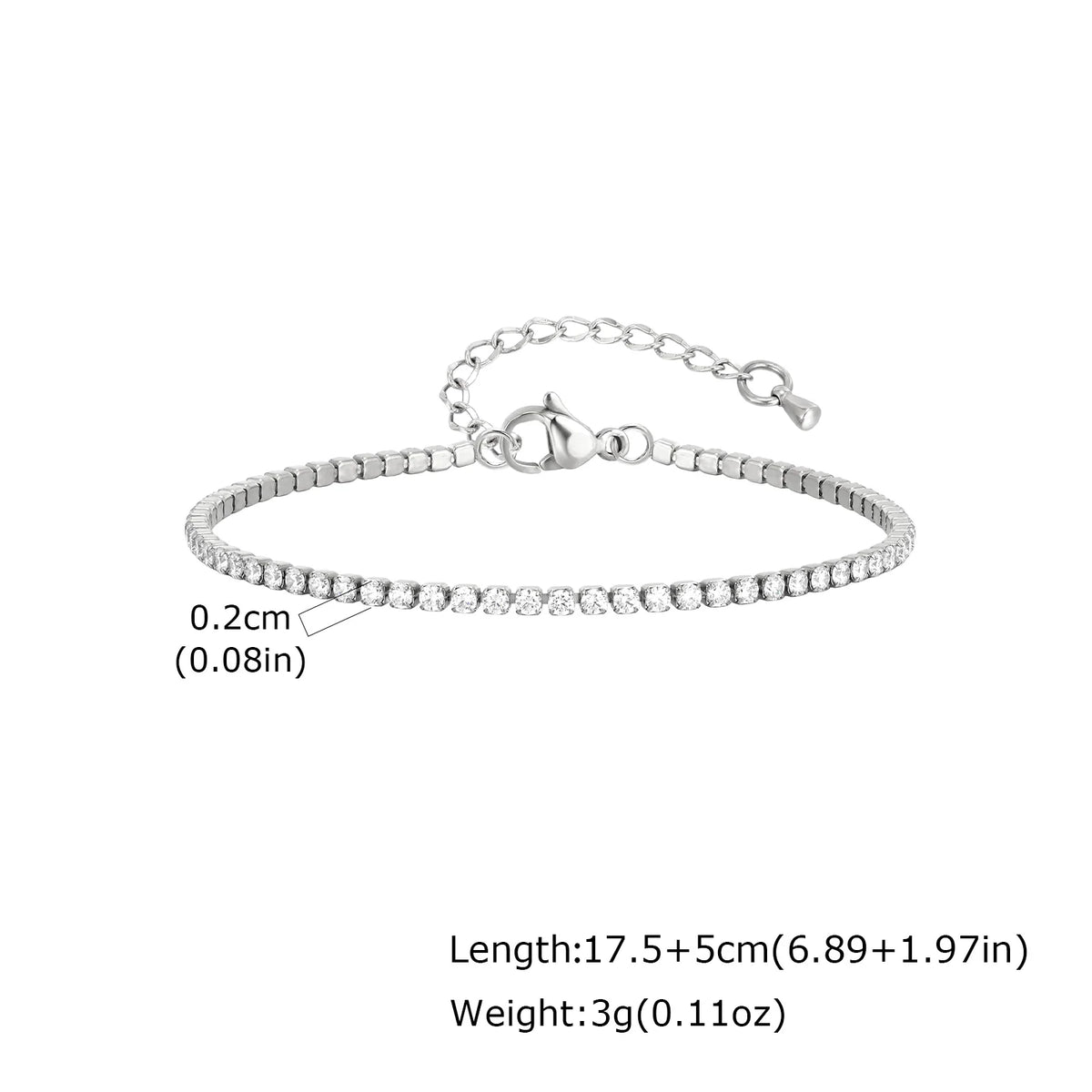 Liquid Silver-Tone Layering Bracelet