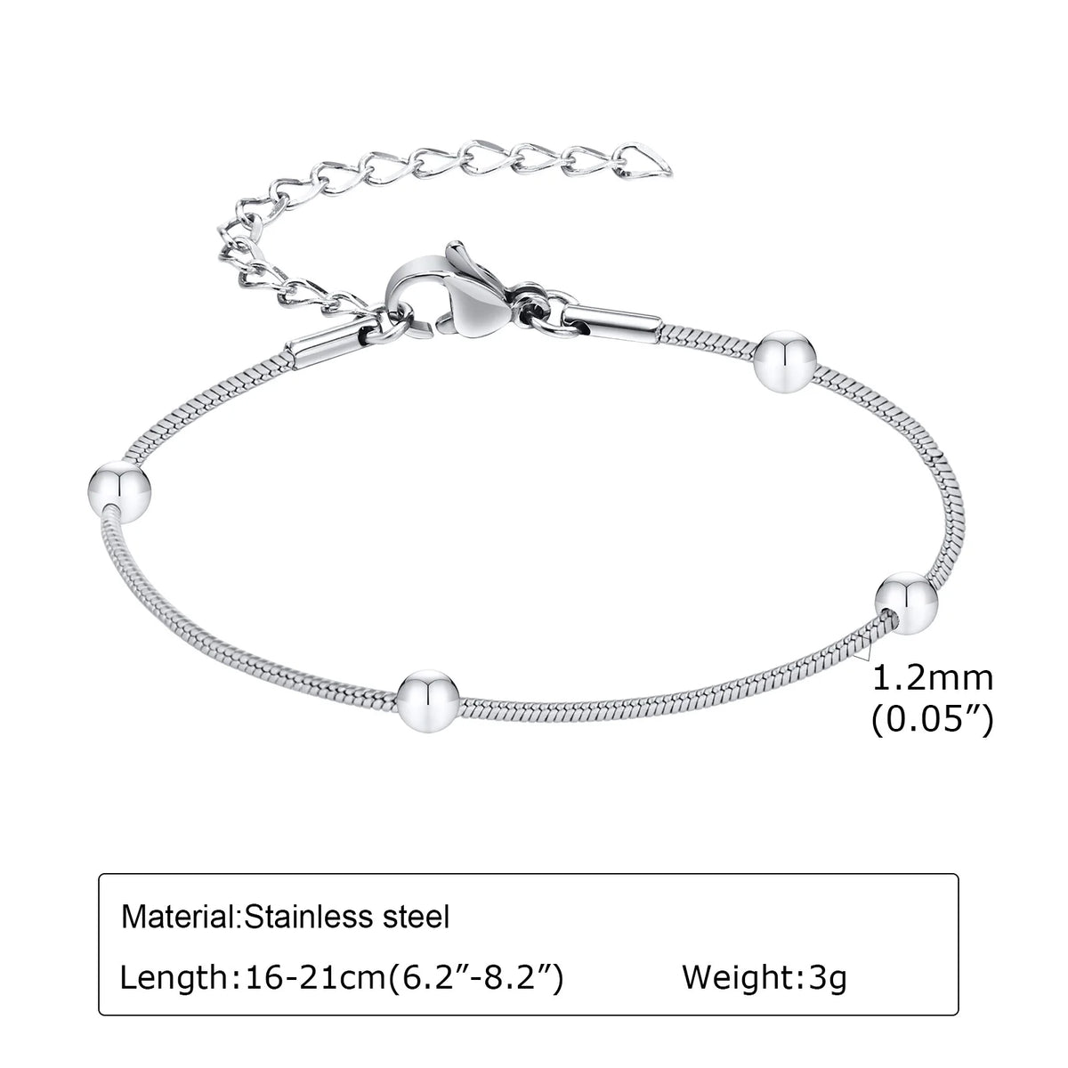 Liquid Silver-Tone Layering Bracelet
