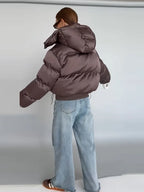 Icon Cropped Puffer Jacket
