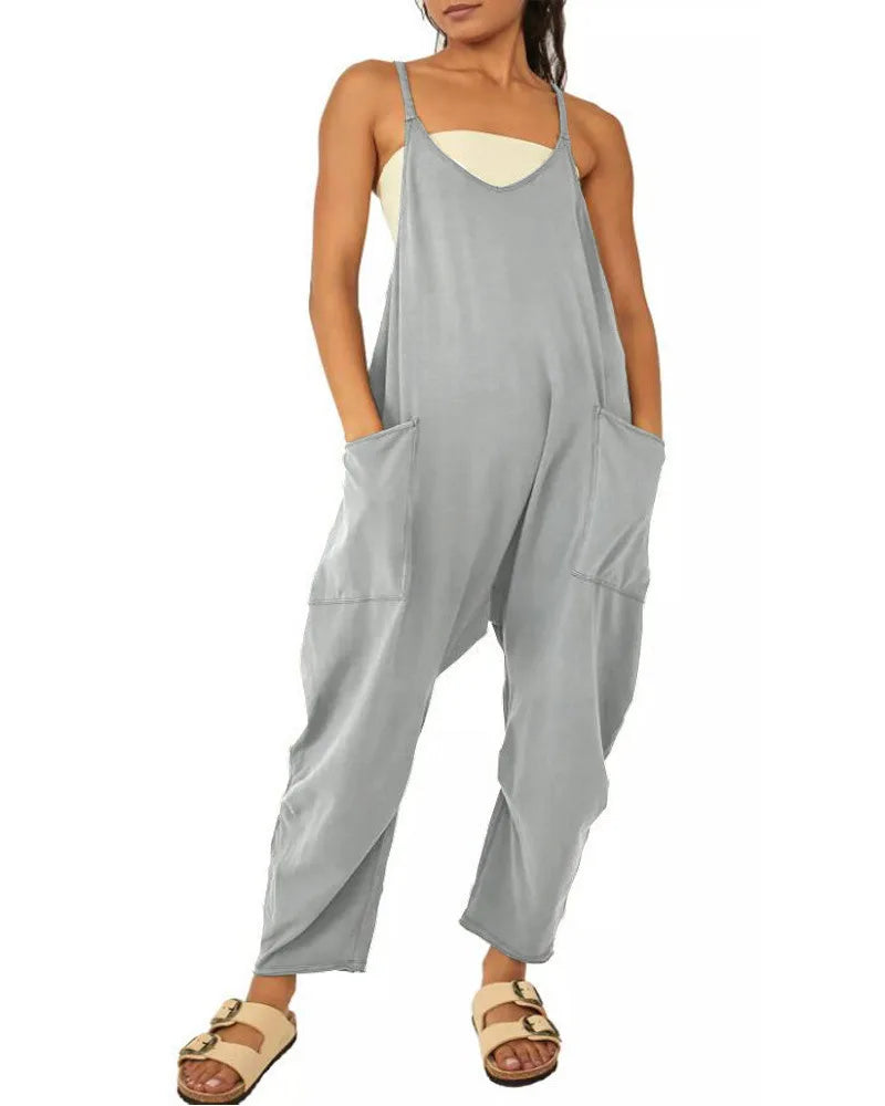 Free Spirit Relaxed Pocket Jumpsuit