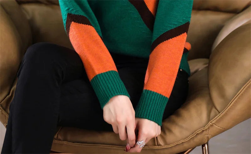Modern Muse Colour-Block Sweater