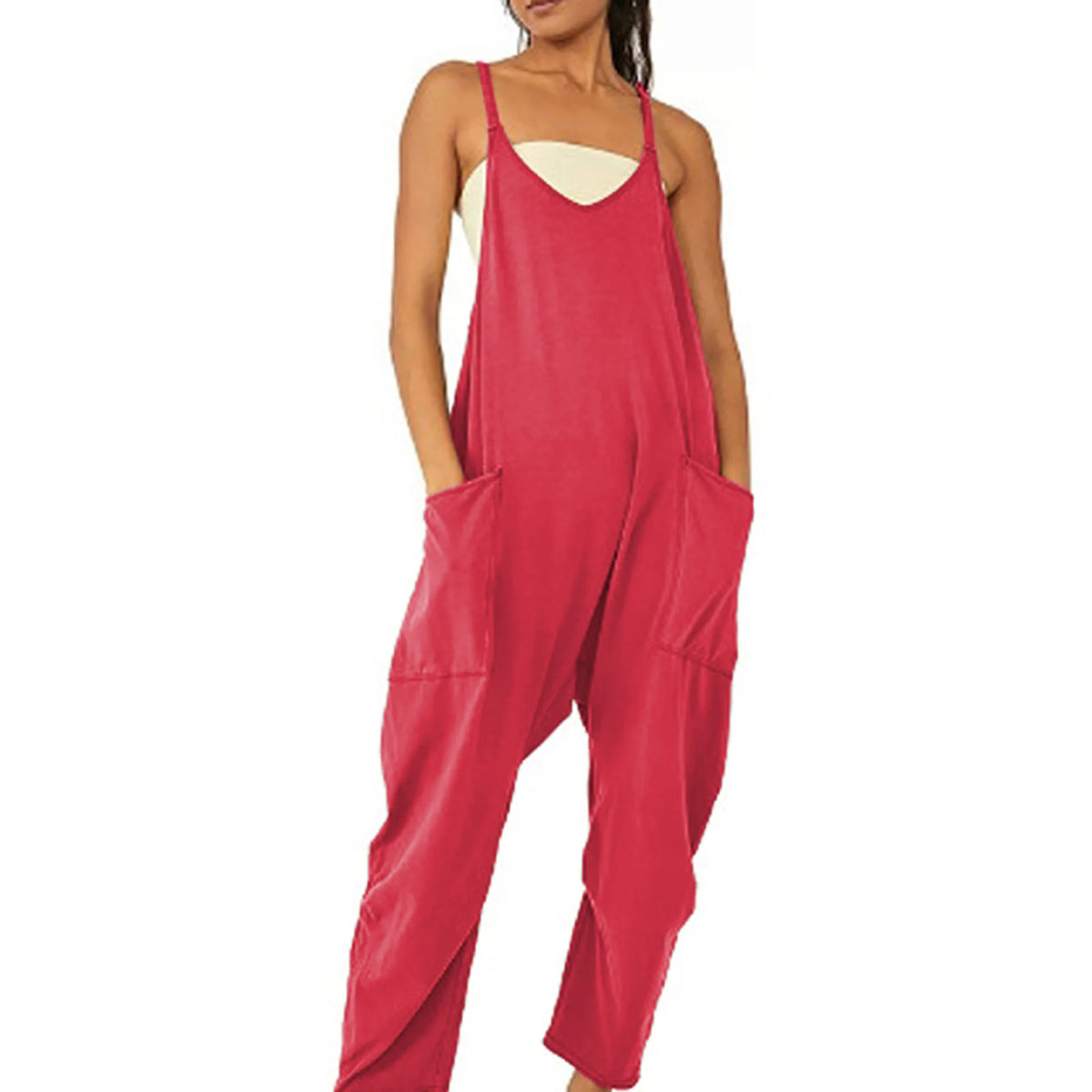 Free Spirit Relaxed Pocket Jumpsuit