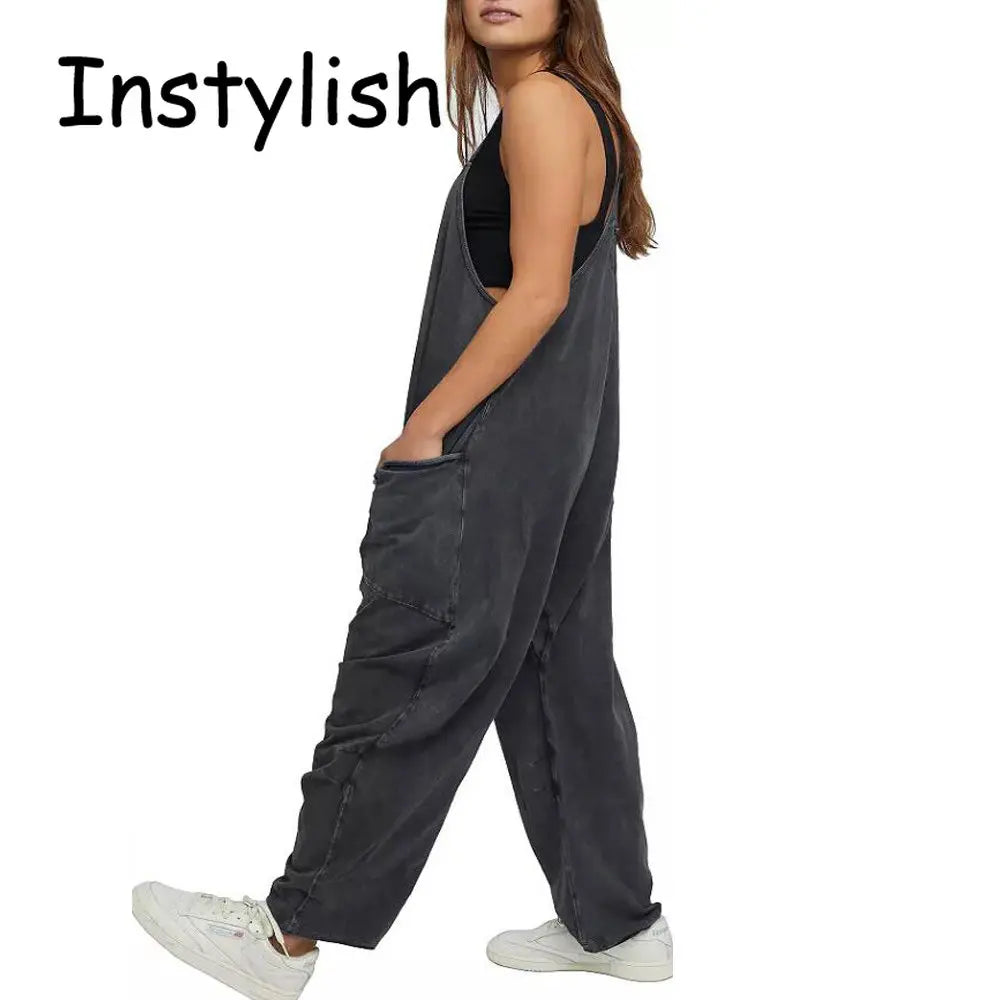 Free Spirit Relaxed Pocket Jumpsuit