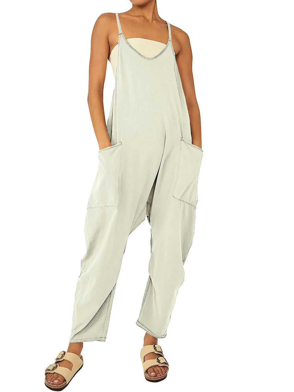 Free Spirit Relaxed Pocket Jumpsuit