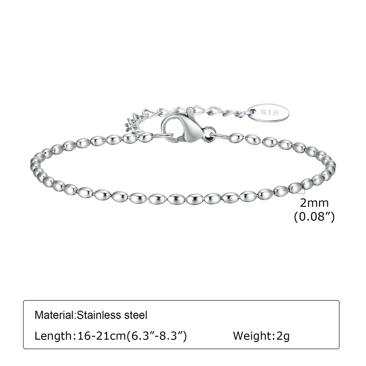 Liquid Silver-Tone Layering Bracelet