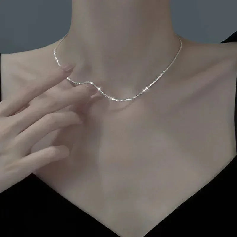 Cascade Teardrop Lariat Necklace
