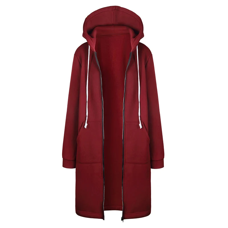 Runaway Longline Zip Hoodie