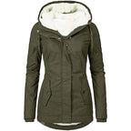 Teddy Plush-Lined Hooded Jacket