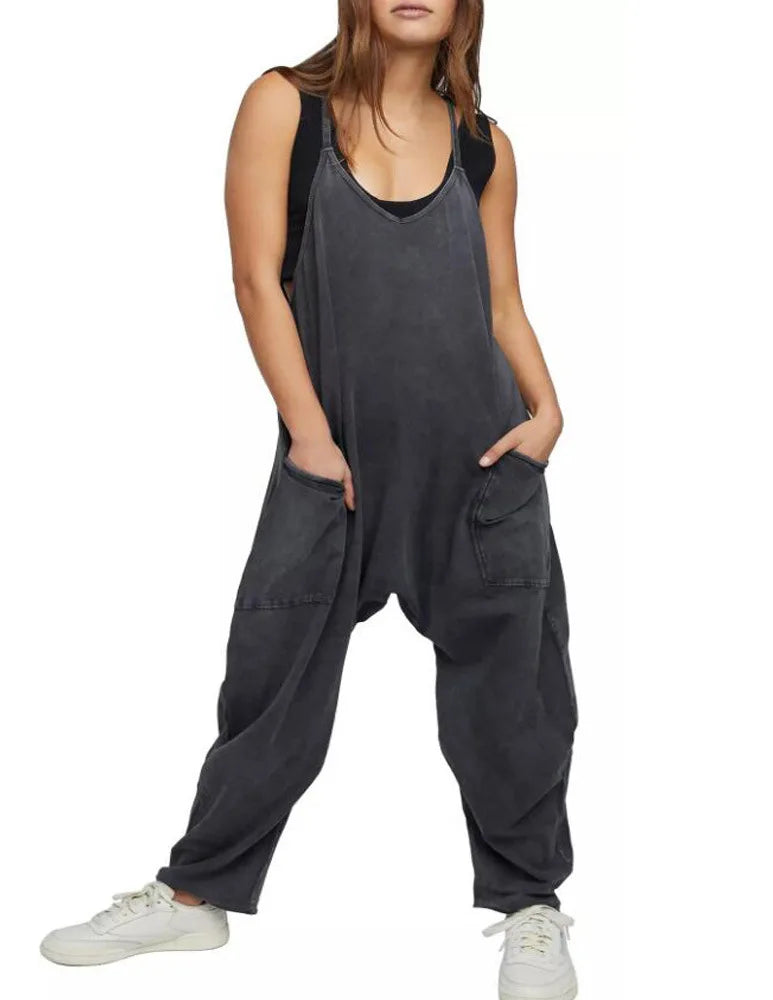 Free Spirit Relaxed Pocket Jumpsuit