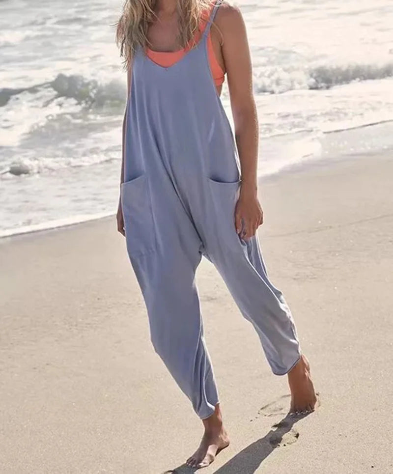 Free Spirit Relaxed Pocket Jumpsuit
