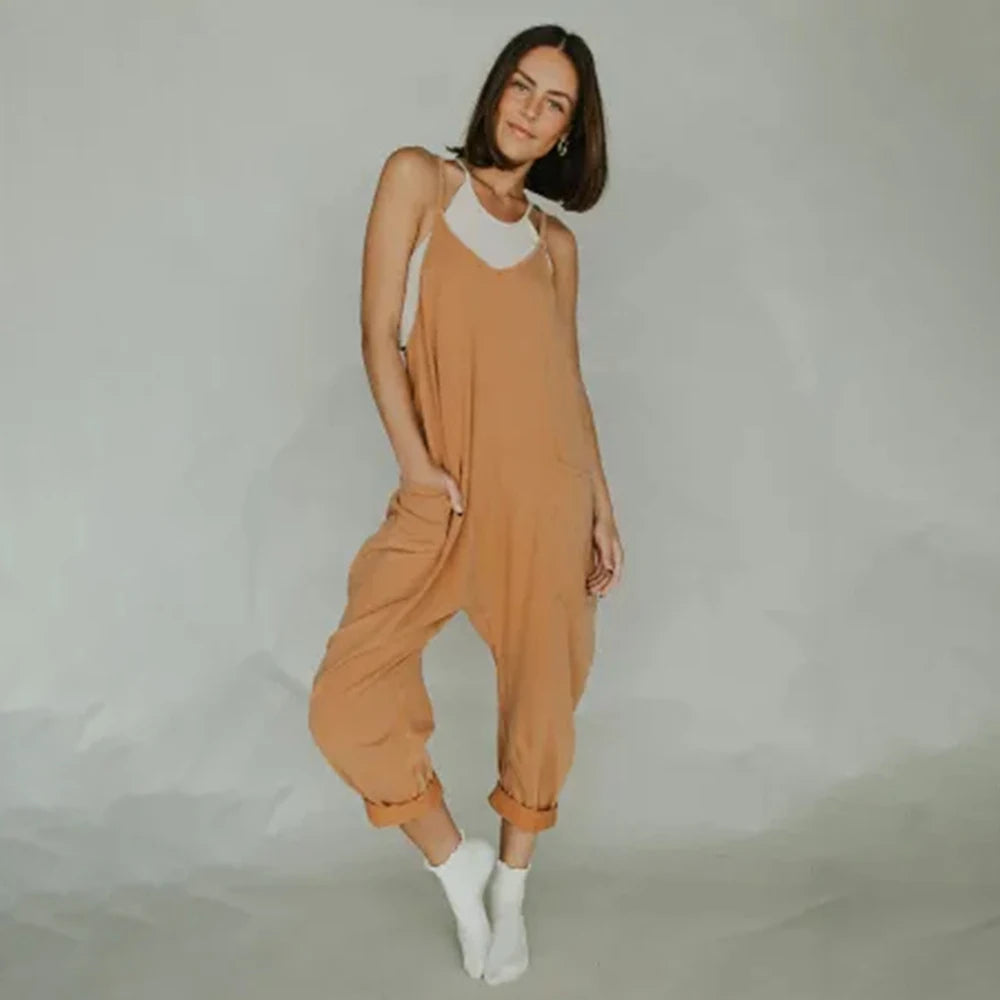 Free Spirit Relaxed Pocket Jumpsuit