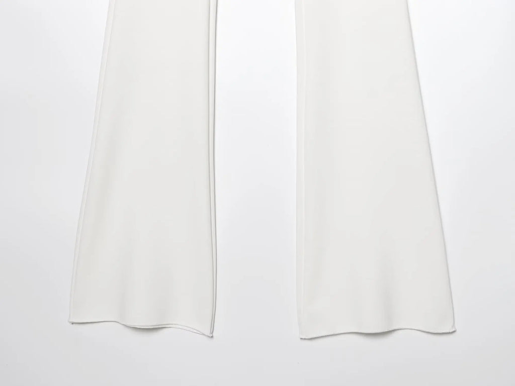 Perfect Match Peplum Top & Flared Trouser Set
