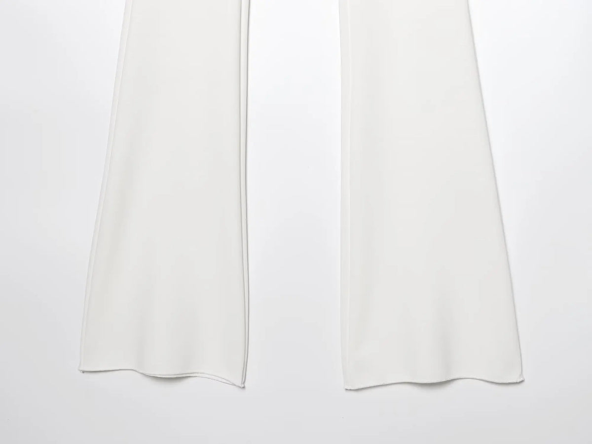 Perfect Match Peplum Top & Flared Trouser Set