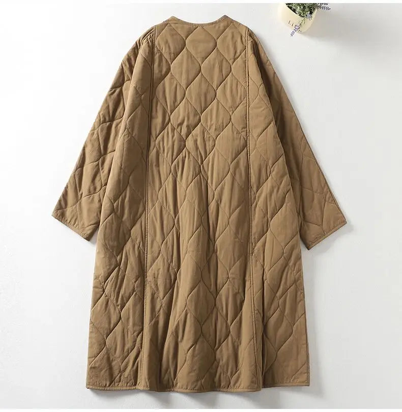 Empress Quilted Long Coat