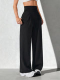 Pantalón ancho con pinzas Poder