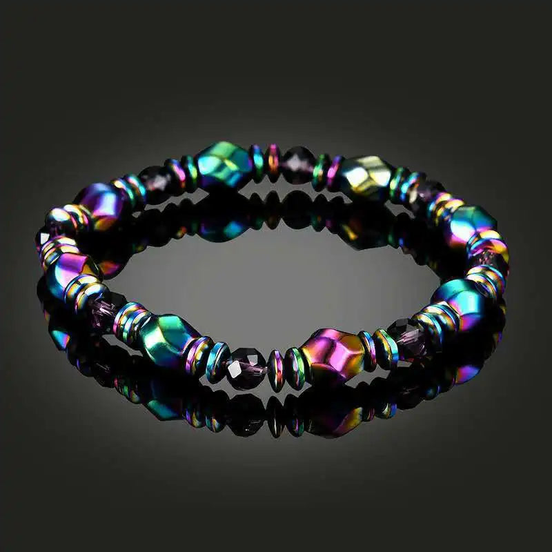 Prism Iridescent Beaded Bracelet
