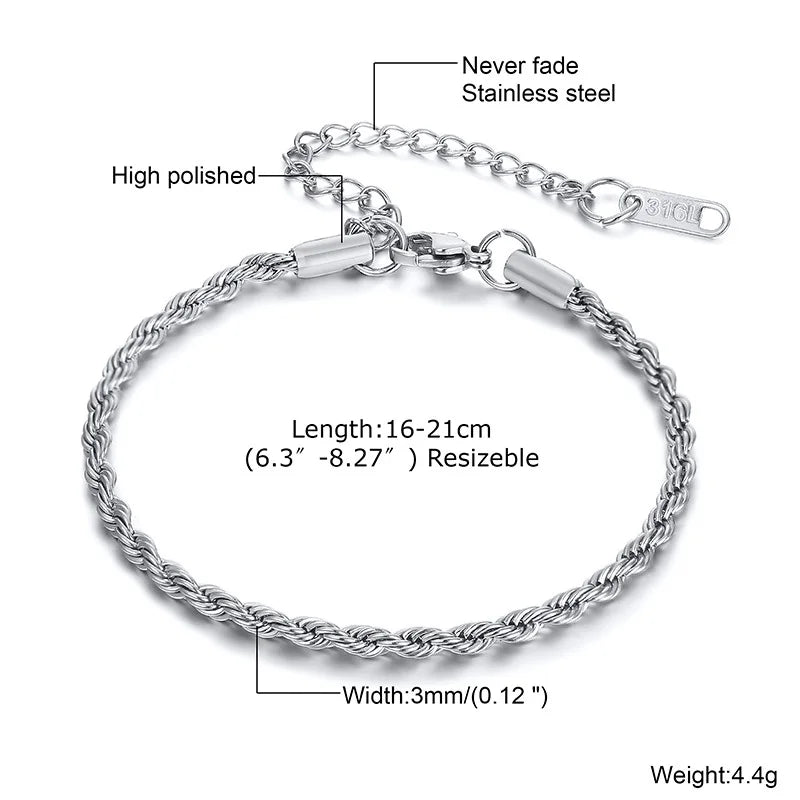 Liquid Silver-Tone Layering Bracelet