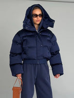 Icon Cropped Puffer Jacket