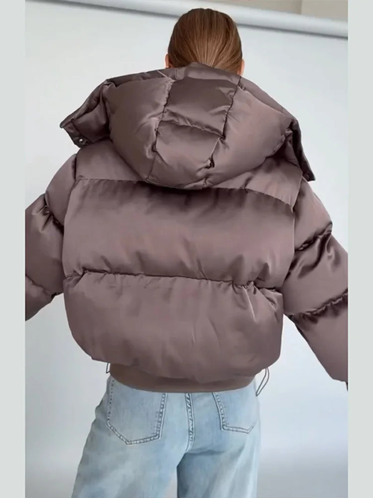 Icon Cropped Puffer Jacket