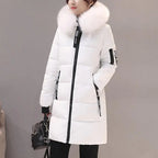 Tsarina Plush-Trim Long Coat