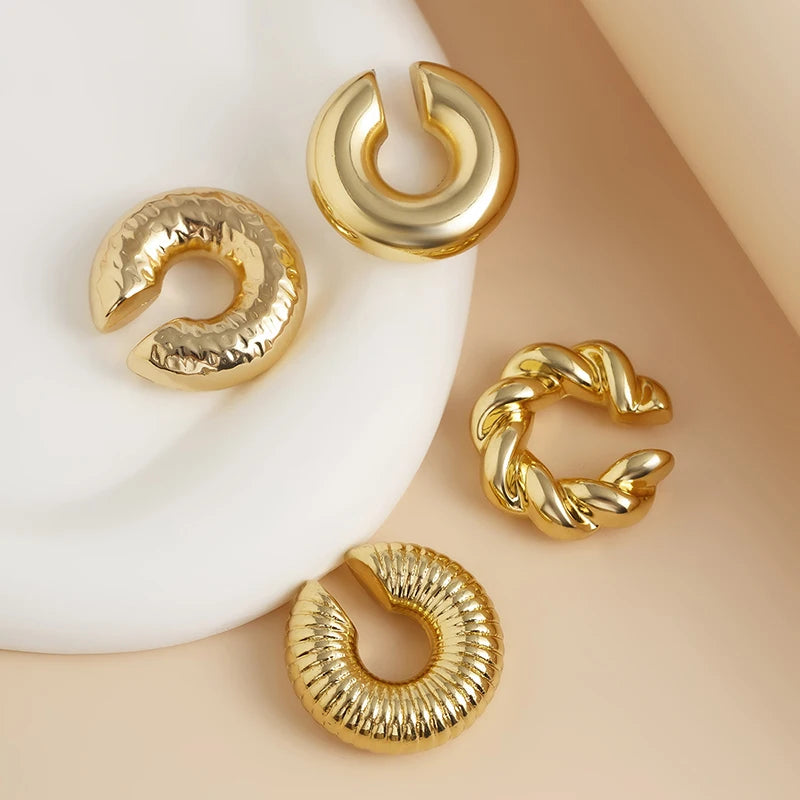 Muse Sculptural Ear Cuff Set
