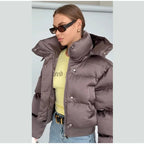 Icon Cropped Puffer Jacket