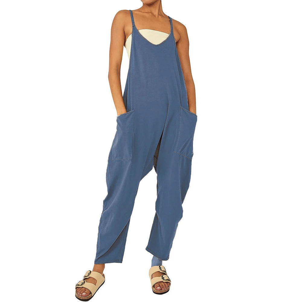 Free Spirit Relaxed Pocket Jumpsuit