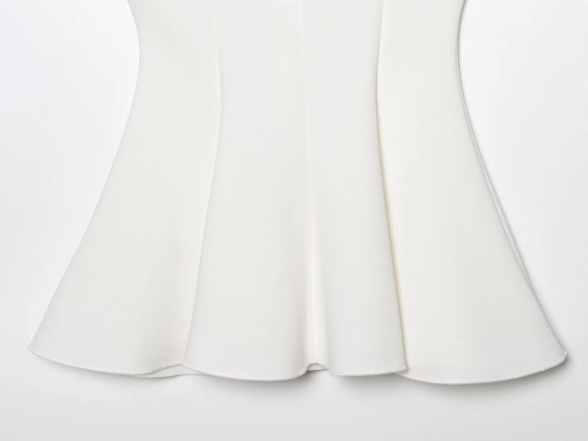 Perfect Match Peplum Top & Flared Trouser Set