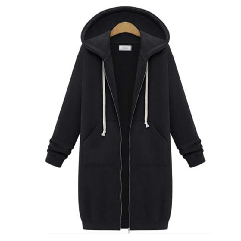 Runaway Longline Zip Hoodie