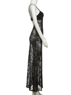Now You See Me Sheer Floral Dress