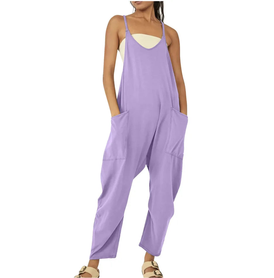 Free Spirit Relaxed Pocket Jumpsuit