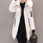 Tsarina Plush-Trim Long Coat