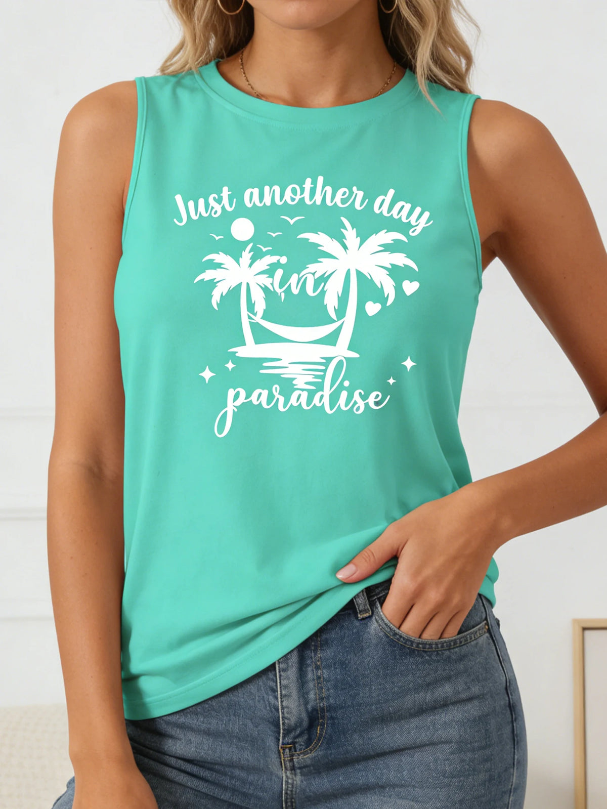Island Time Paradise Tank Top