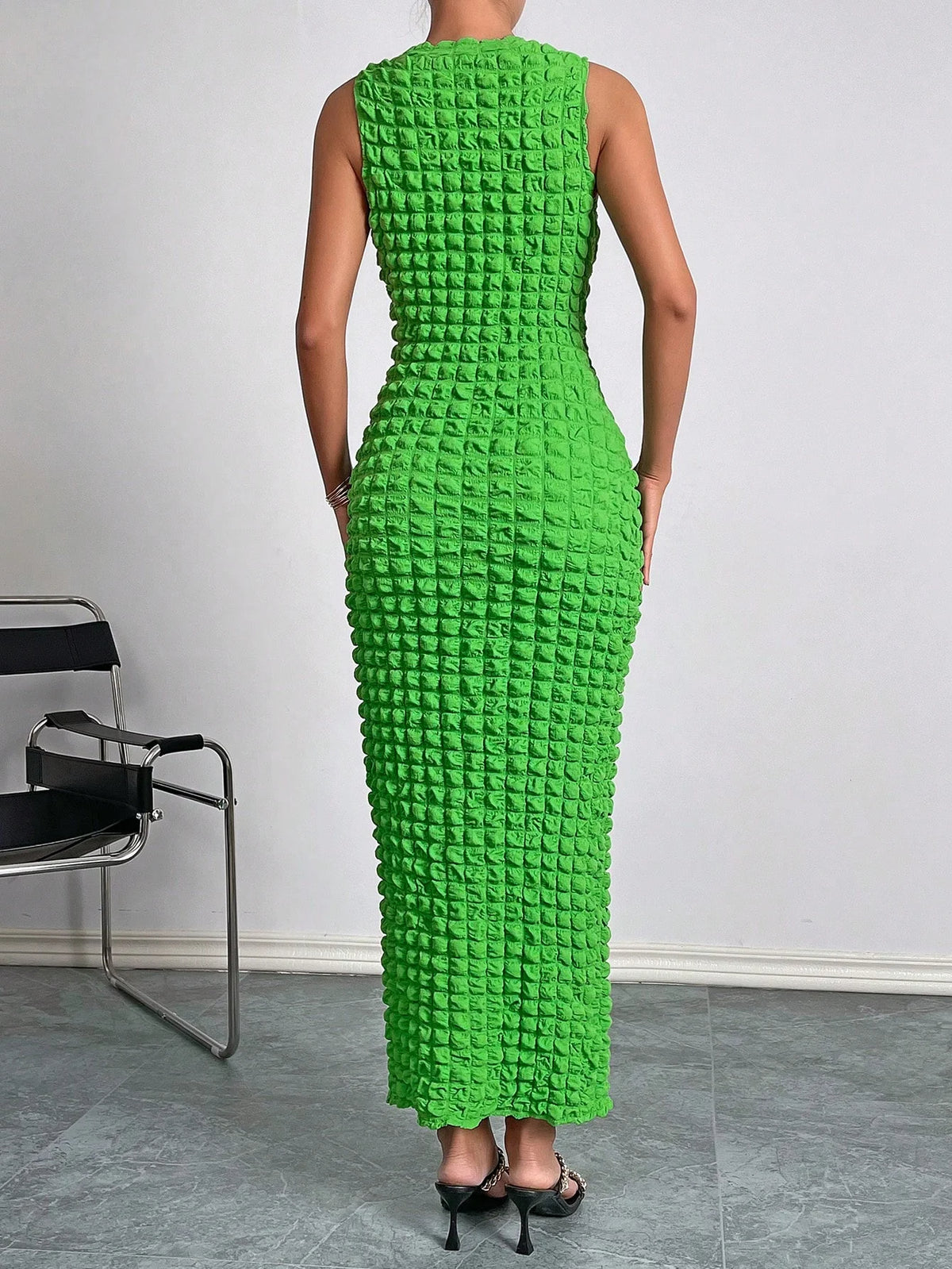 Heartbreaker Popcorn Column Dress