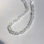 Halo Crystal-Glass Beaded Choker