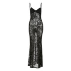 Now You See Me Sheer Floral Dress