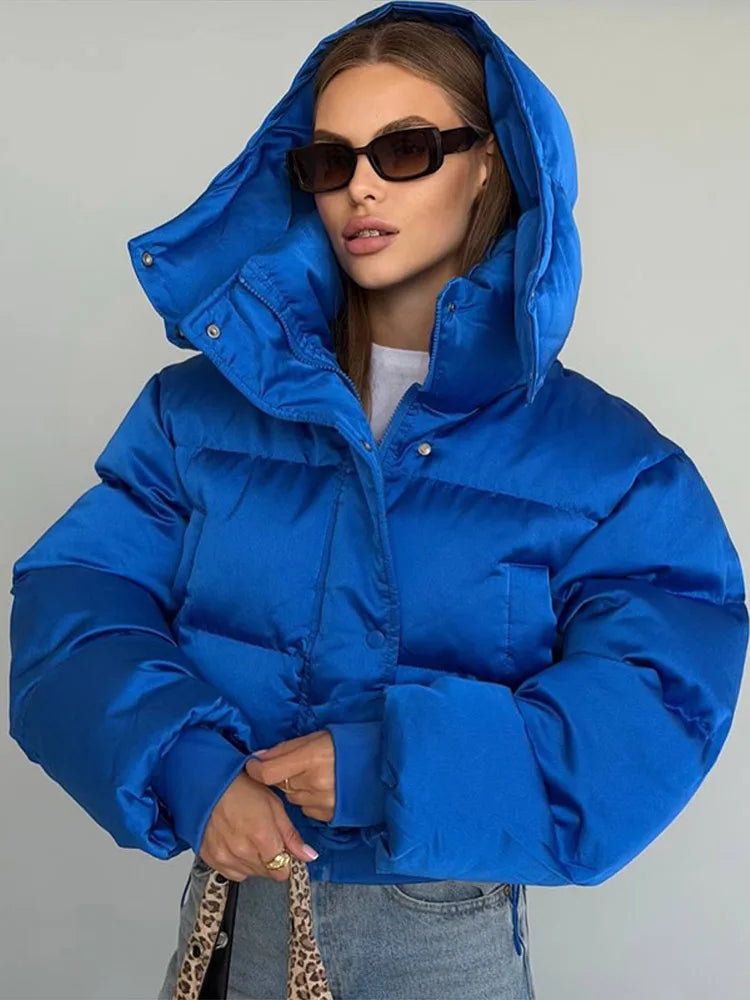 Icon Cropped Puffer Jacket