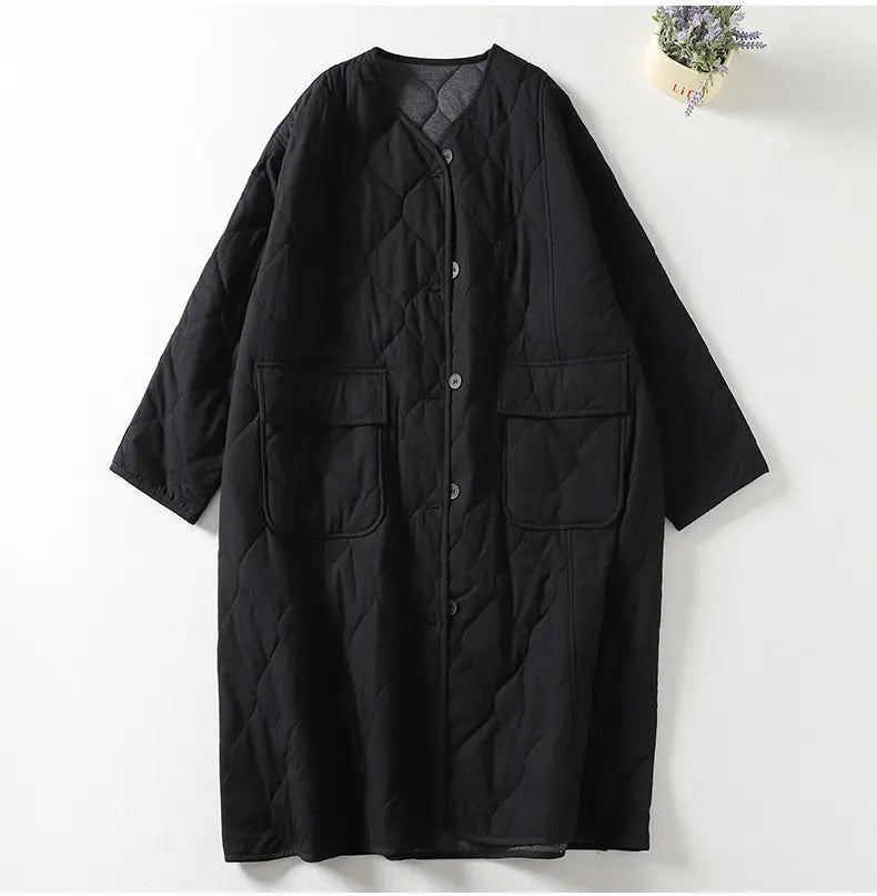 Empress Quilted Long Coat