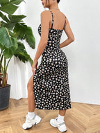 Walk This Way Slit Midi Dress